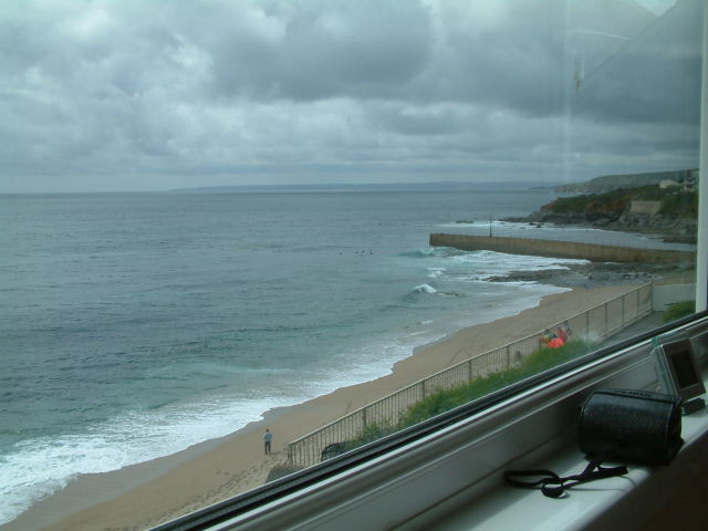 Looking west from inside Seine House. 24 May 2003.